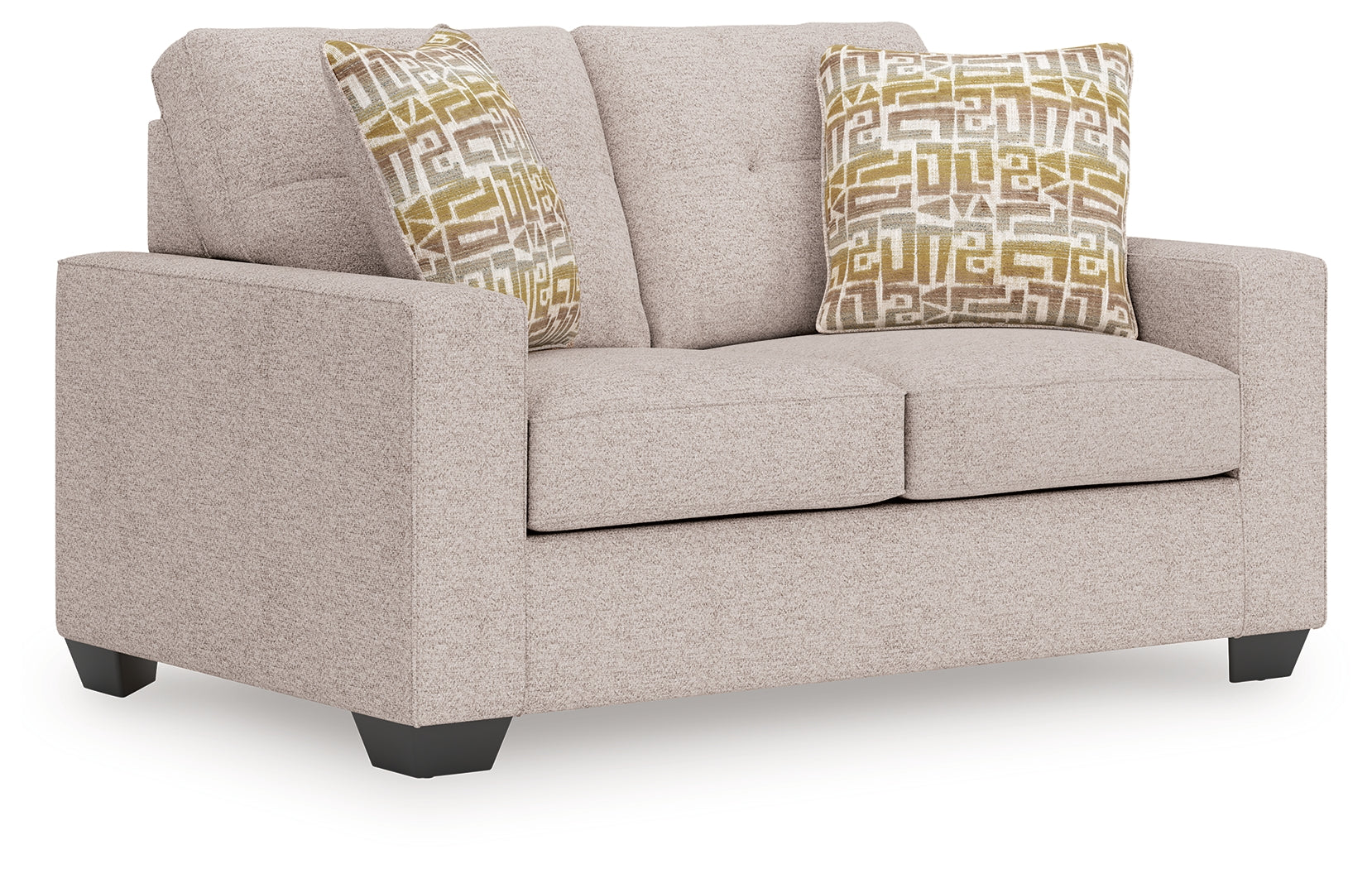 Larimer Loveseat angled side view