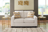 Side view of large stone sofa