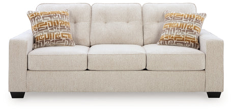 Larimer Stone Sofa and Loveseat front straight view