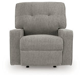 Front close-up of Larimer Iron Chenille Recliner