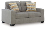 Larimer Iron loveseat front angle view