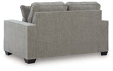 Larimer Iron loveseat side view