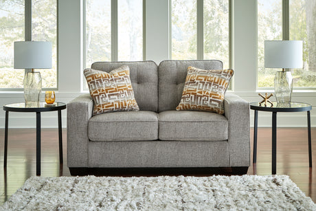 Detail of Larimer Iron sofa texture