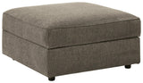 O'Phannon ottoman tufted chenille close-up
