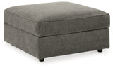 Room setting with O'Phannon Putty sectional and ottoman