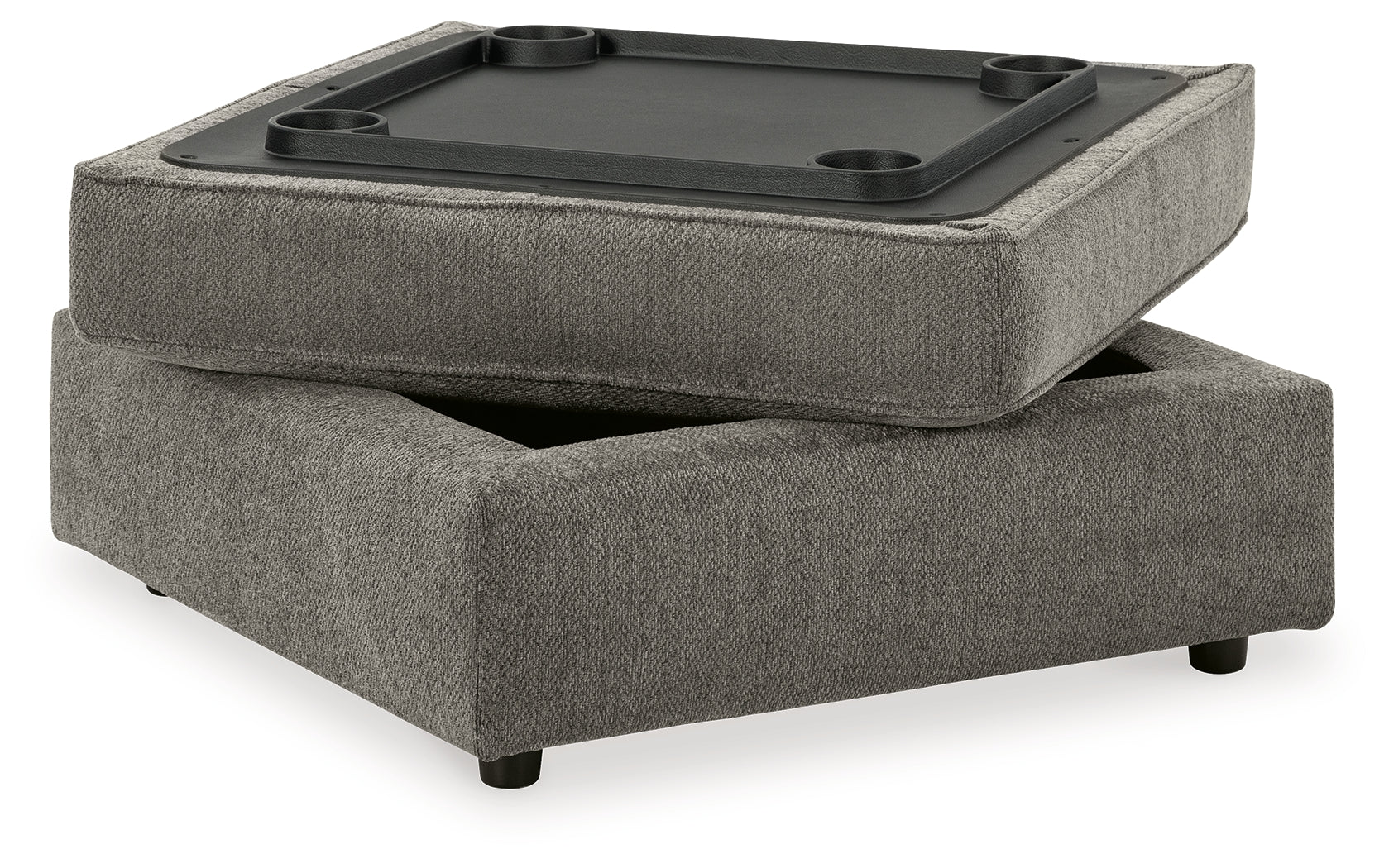 Front angled view of O'Phannon Putty sectional sofa