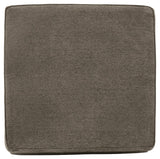 Ottoman presenting removable cushioned top