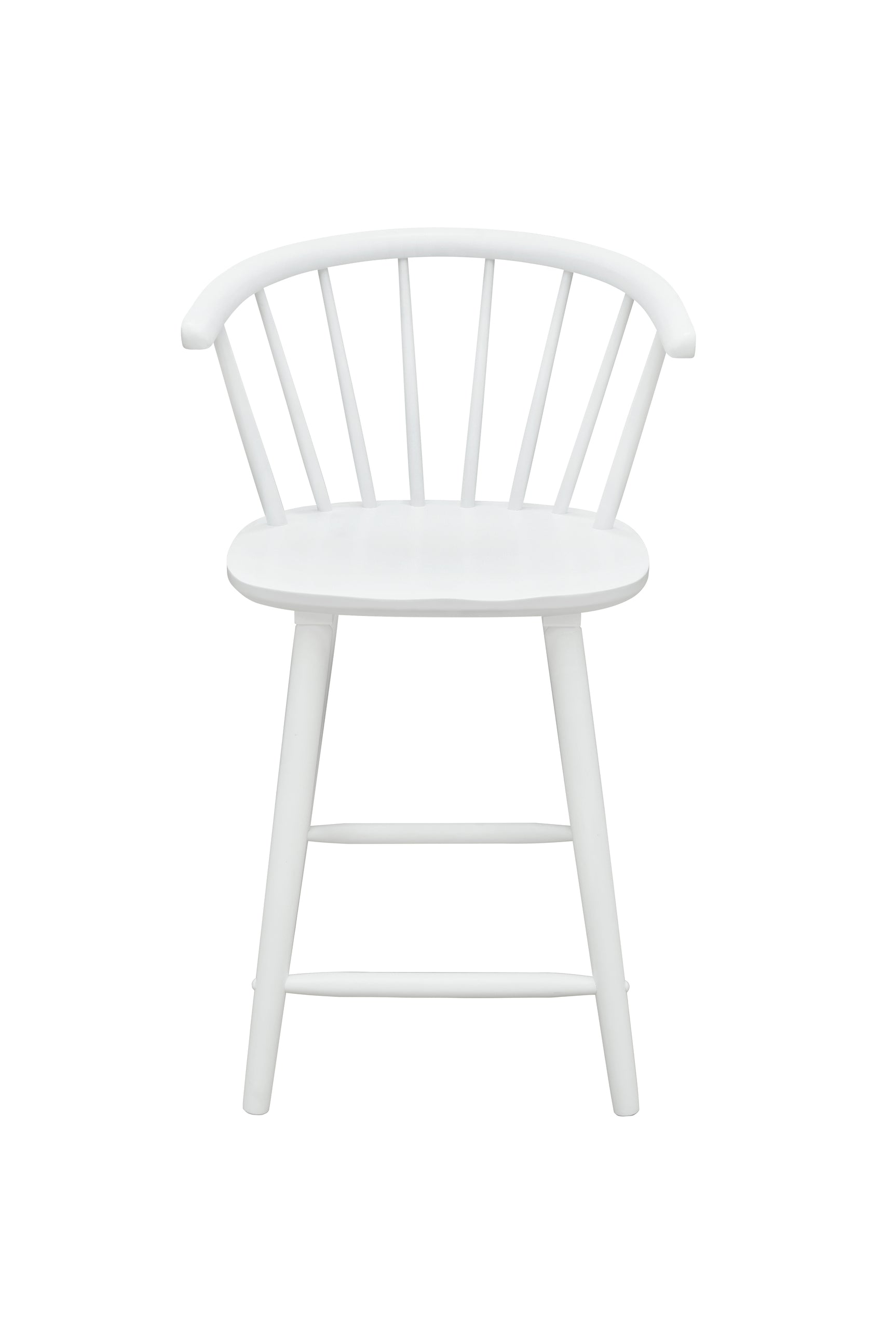 Janna White Counter Height Barstool side profile