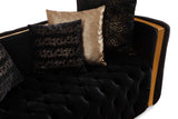 Side profile of Sofia Loveseat