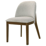 Mueller Upholstered Dining Side Chair Brown and Beige Set of 2 — product image 5