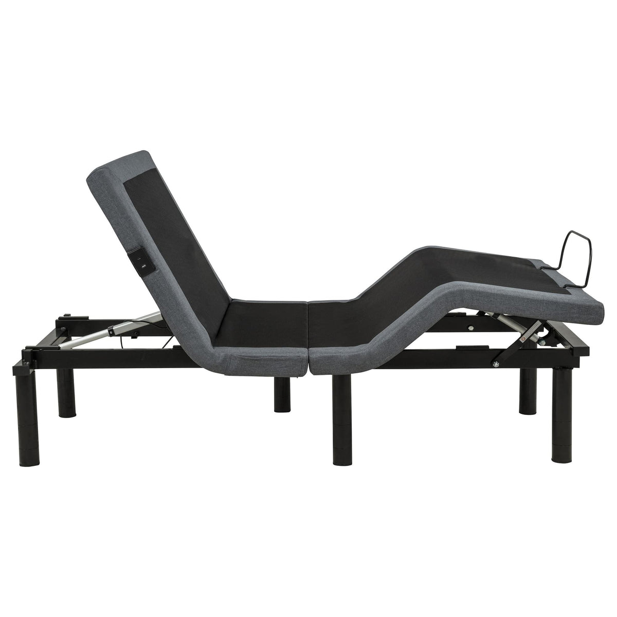 Weston Twin Dual-Motor Massage Adjustable Bed Base in Black and Grey — product image 7