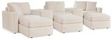 Modmax Oyster 5-Piece Sectional with Ottoman — product image 2