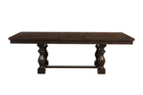 Reid Neutral Fabric Upholstered Rectangular Dining Room Set main dining view
