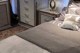 Dubai nightstand detail with visible grain