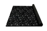 Rabbit Black and Silver rug corner with visible pattern