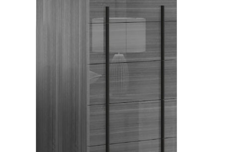 Blade Grey Chest angled view showing drawers