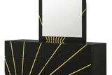 Zenia Black Gold Chest