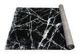 Comfy Shag Black Area Rug