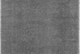 Comfy Shag Carbon 5x7 area rug soft texture top view