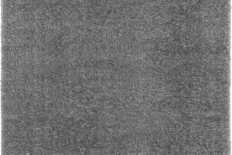 Comfy Shag Carbon 5x7 area rug soft texture top view