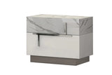 Full view of Sunset 5-drawer chest highlighting solid wood construction