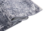 Close-up of Ashton 565 Black Storm rug texture