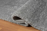 Close-up of Comfy Shag Carbon rug fibers