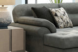 Another main view of Capulet Bayou Gray Sectional sofa