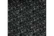 Rabbit Black and Silver area rug laid out flat showing pattern