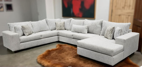 Cali Grey Sectional Sofa main view