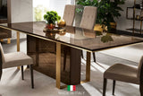 Essenza Collection Italian high gloss 2-door cabinet front view