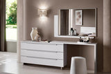 Kimera Nightstand in a staged bedroom setting