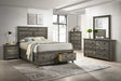 Amelia Brown Storage Platform Bedroom Set main view
