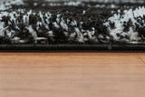 Comfy Shag Black Area Rug