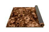 Side view of Rabbit Chocolate Tie Dye 5x7 Rug