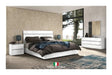 Luna White Panel Bedroom Set main view of bed