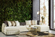 Sicilya Off White Sectional sofa main view