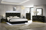 Zenia Black Gold Chest