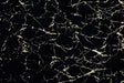 Rabbit Black Gold medium rug 5x7 top view