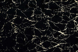 Rabbit Black Gold medium rug 5x7 top view
