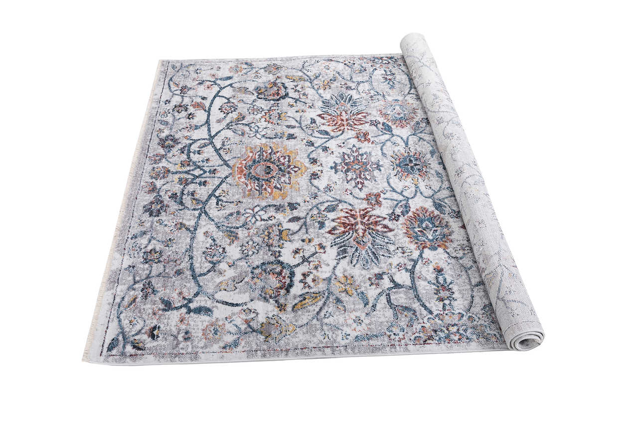 Ashton Multi 5x7 medium rug corner detail