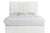 Platform base of Anita Ivory Upholstered Queen Bed