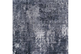 Ashton 565 Black Storm rug top view showing pattern