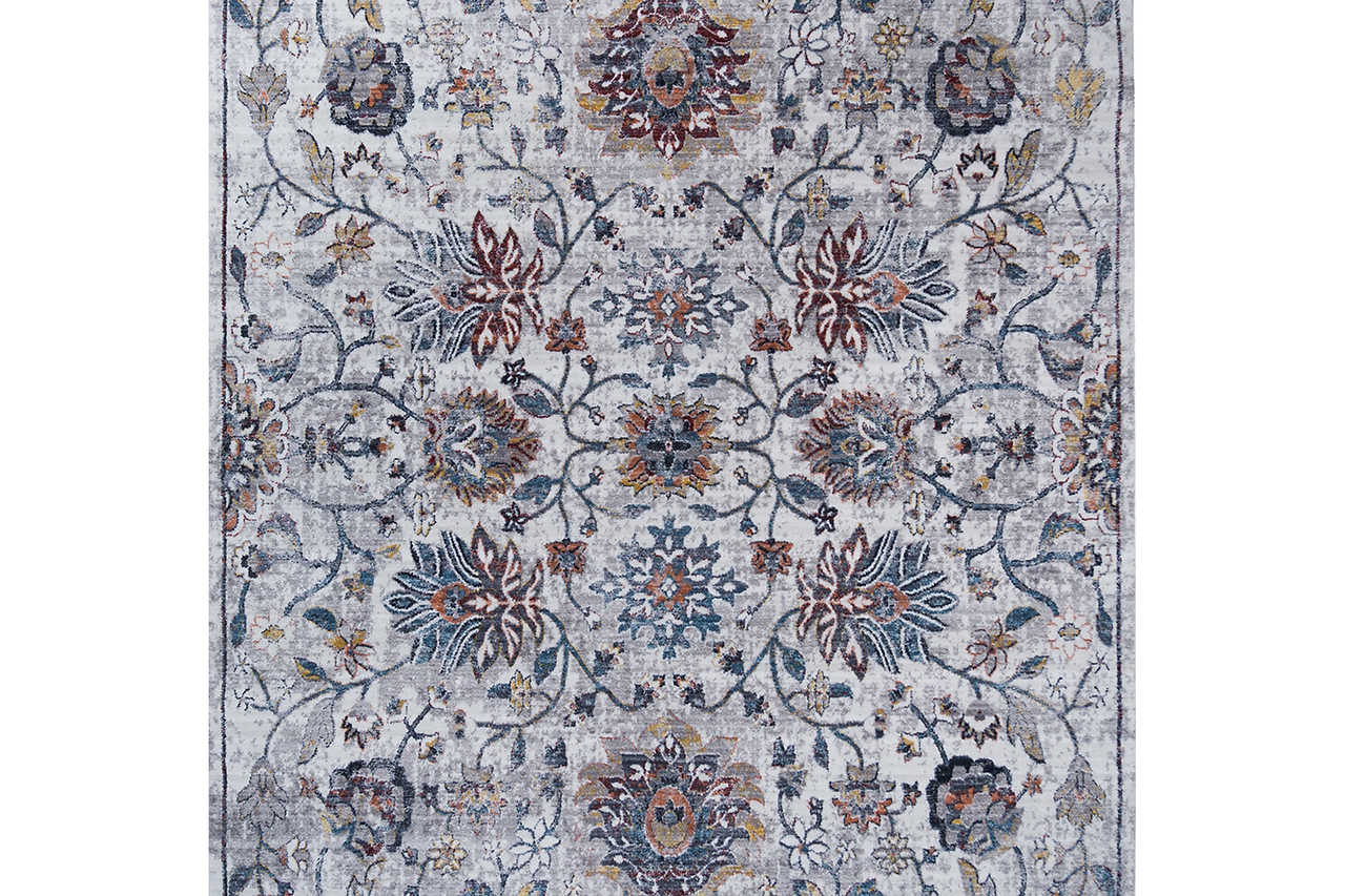 Ashton Multi 5x7 medium area rug angled view