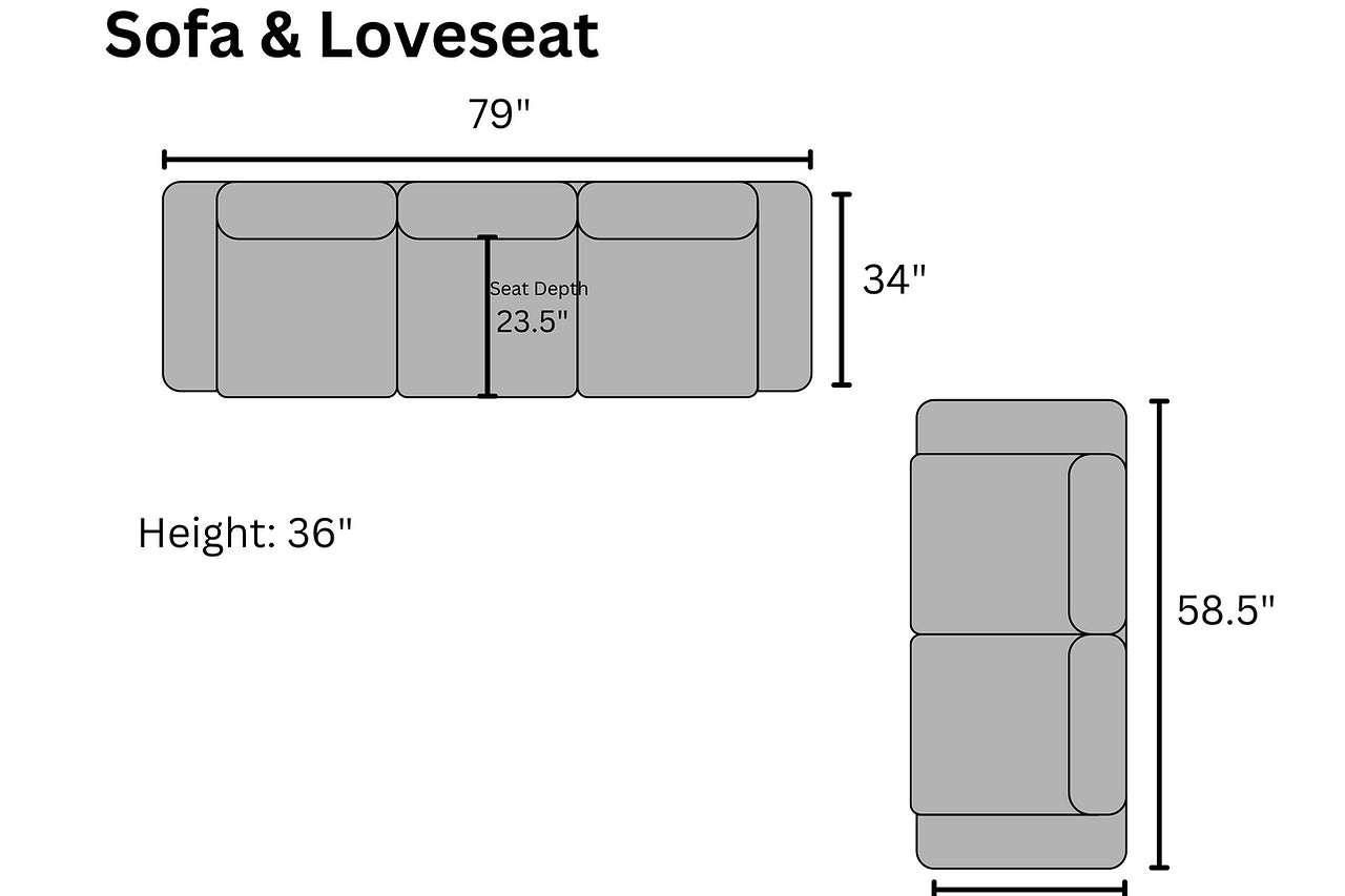Alternate main view of Zander Silver Living Room Set