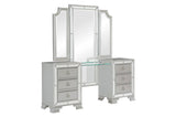 Avondale Gray Upholstered Tufted Panel Bedroom Set
