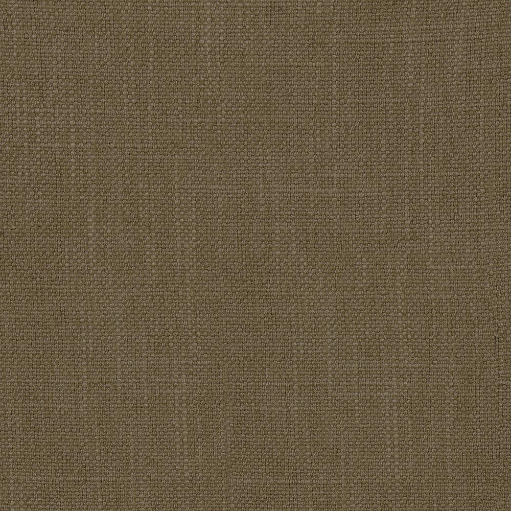 Side view showing short espresso legs of Chloe Upholstered Bed