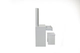 Storage space inside lift-top stool