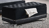 Barzini queen upholstered bed sitting in showroom