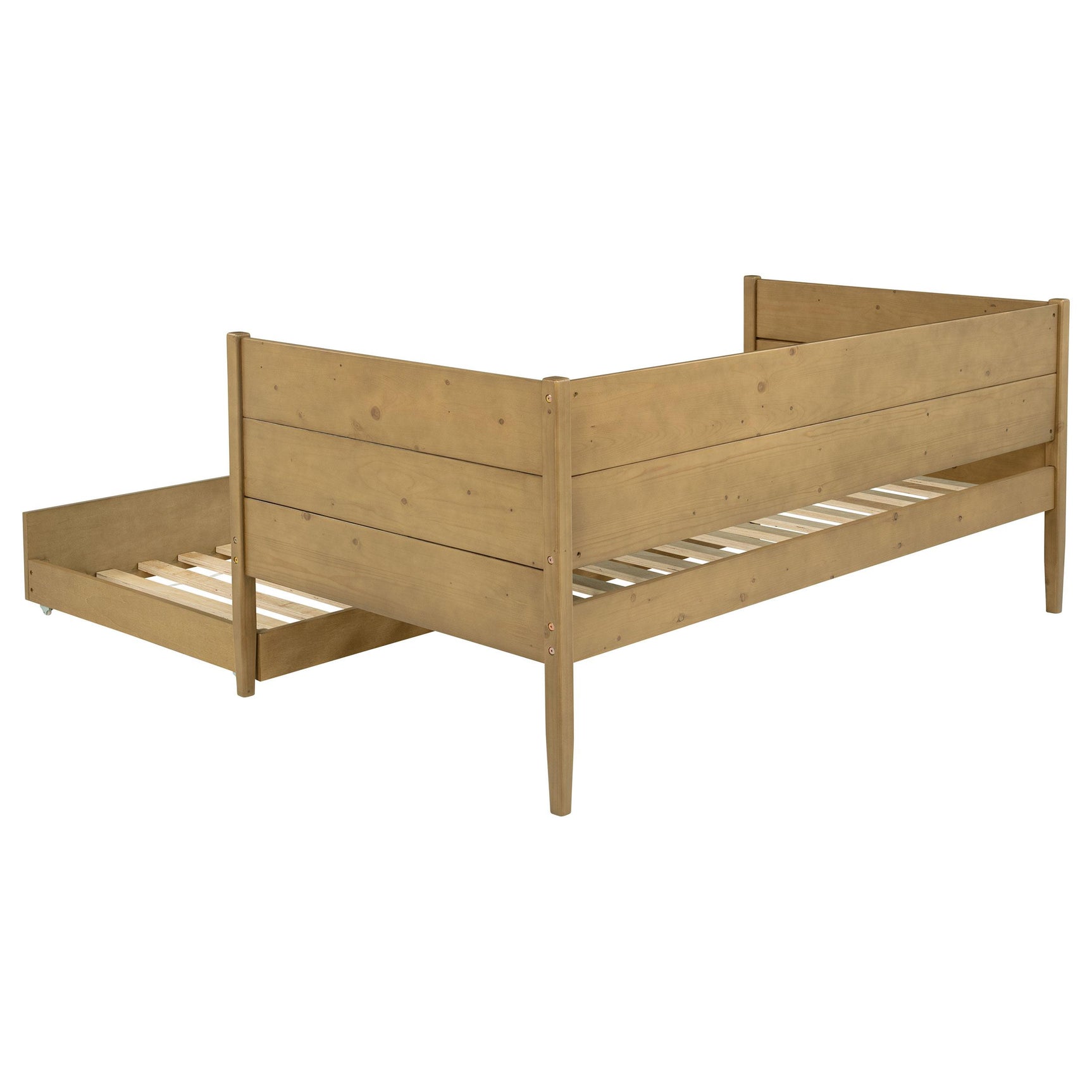 Calinda daybed with mattress on main bed and trundle